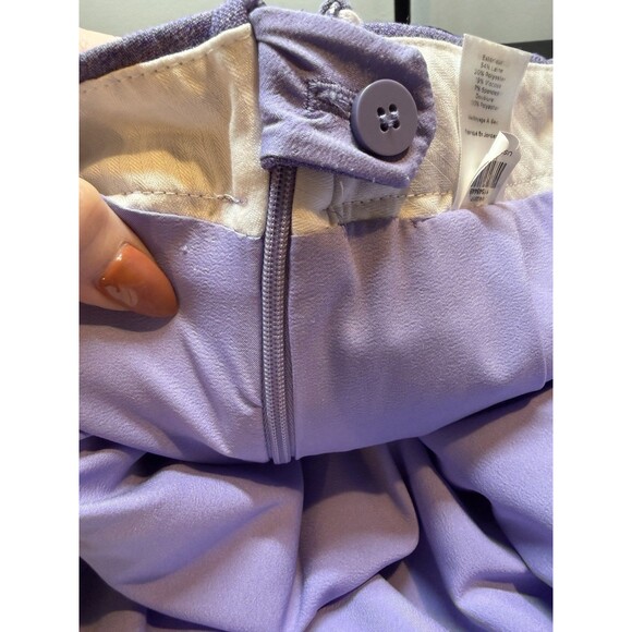 Talbots Chatham Ankle Pants Women’s Sz 10 Wool Blend Purple Pastel - Picture 8 of 8